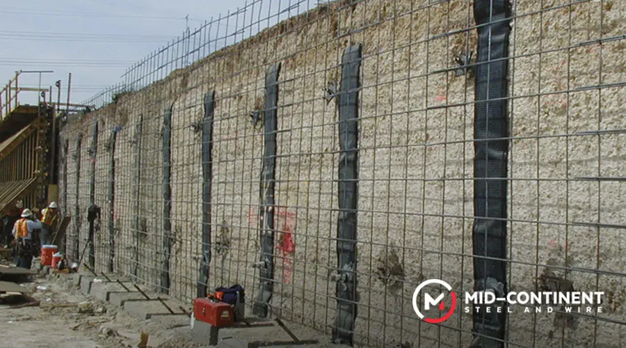 wire mesh provide support