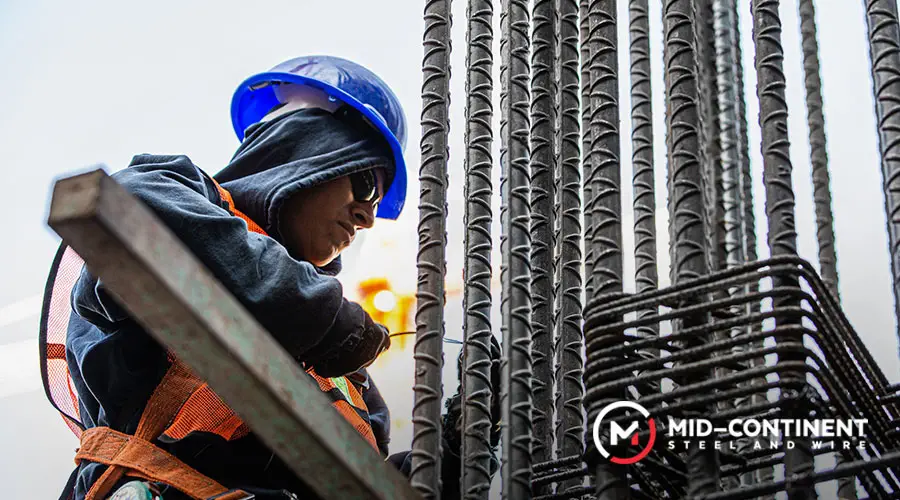 steel reinforcement bars for the construction industry